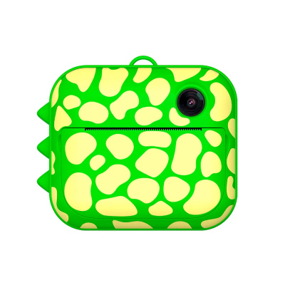 Фотоаппарат моментальной печати Lumicam Printy Lumicube DK04 Green Dino 01